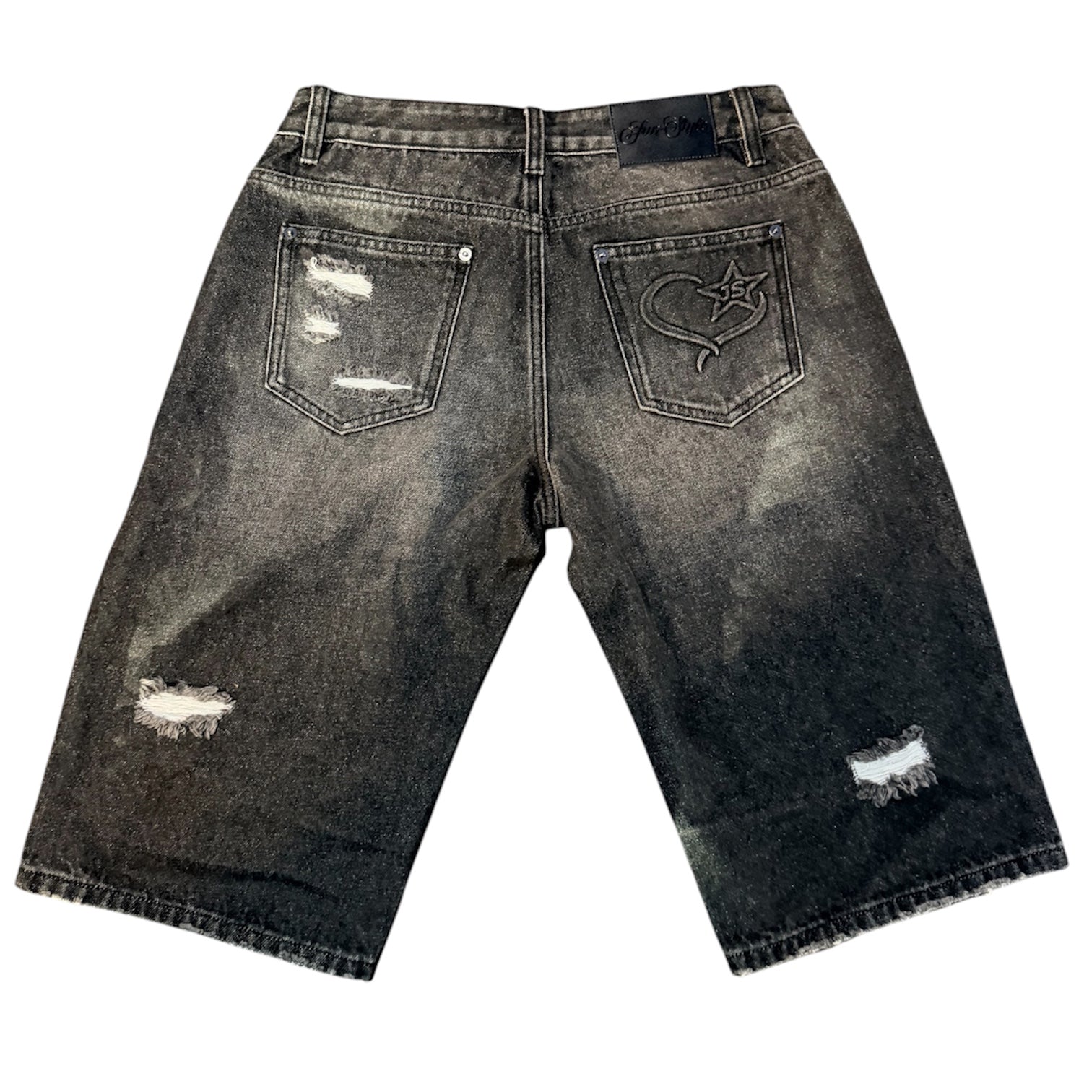 Demon denim pants